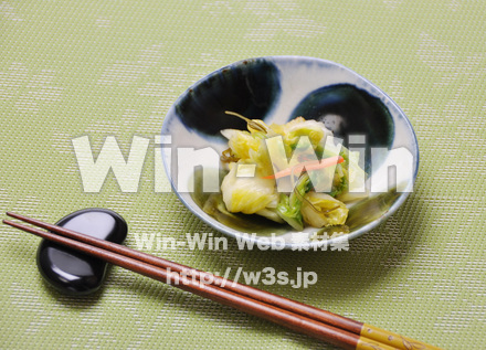 白菜と昆布の浅漬けの写真素材 W-016602