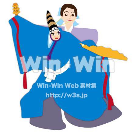 乙女文楽のCG・イラスト素材 W-017321