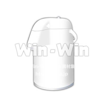 電気ポットのCG・イラスト素材 W-017808