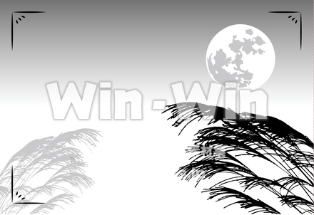 十五夜イラストのCG・イラスト素材 W-016261