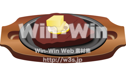 ステーキのCG・イラスト素材 W-016017