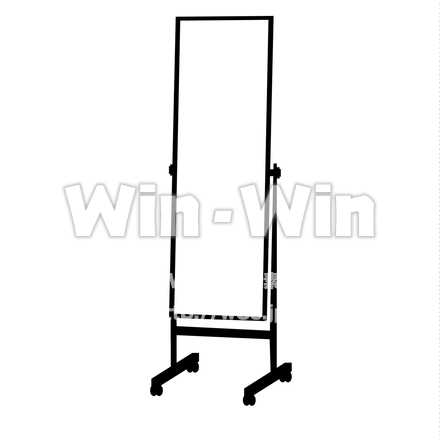 スタイル鏡のシルエット素材 W-017714