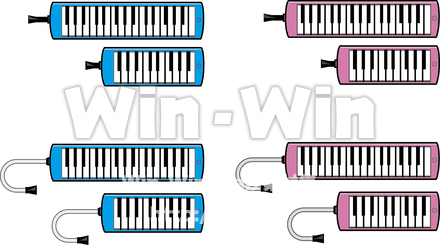 ピアニカのCG・イラスト素材 W-016311