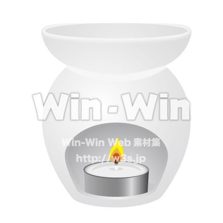 アロマポットのCG・イラスト素材 W-016890