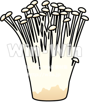 えのきのCG・イラスト素材 W-016370