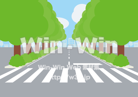街路のCG・イラスト素材 W-016899