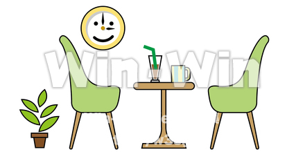 カフェのCG・イラスト素材 W-016556