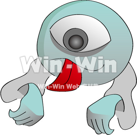 一つ目小僧のCG・イラスト素材 W-017294