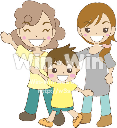 家族１　のCG・イラスト素材 W-016929
