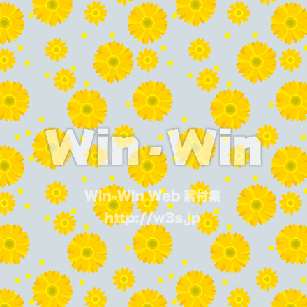 花パターンのCG・イラスト素材 W-017551