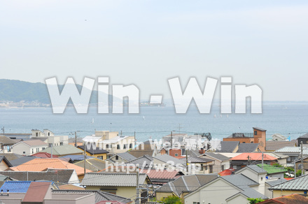 鎌倉の町並みの写真素材 W-017234