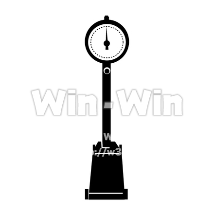 体重計のシルエット素材 W-016713