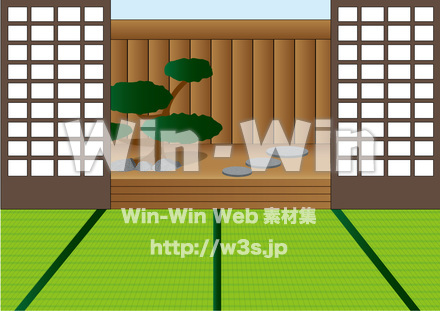 和室のCG・イラスト素材 W-016936