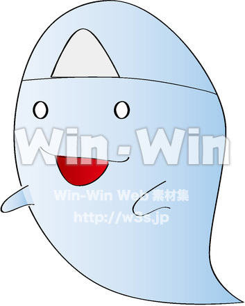 ちびっこ幽霊のCG・イラスト素材 W-017282