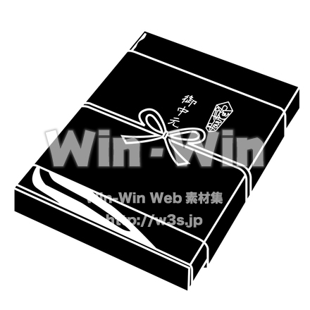 お中元のシルエット素材 W-017519