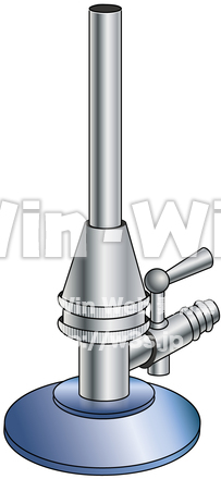 ガスバーナー（理科）のCG・イラスト素材 W-017482