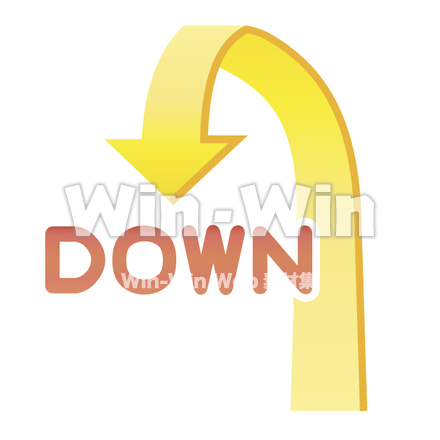 DOWNのCG・イラスト素材 W-016994