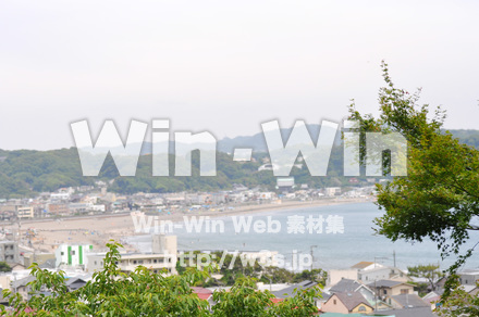 鎌倉の町並みの写真素材 W-017232