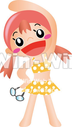 体操ガールのCG・イラスト素材 W-016926