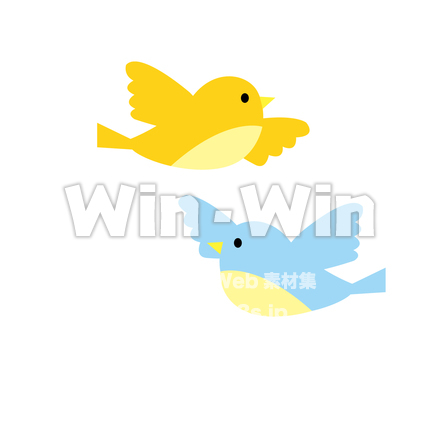 小鳥のCG・イラスト素材 W-017504