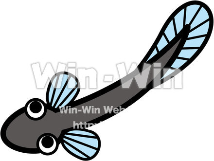 斜めうなぎのCG・イラスト素材 W-016913