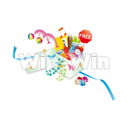 ギフトボックスのCG・イラスト素材 W-016216