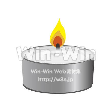 蝋燭のCG・イラスト素材 W-016891