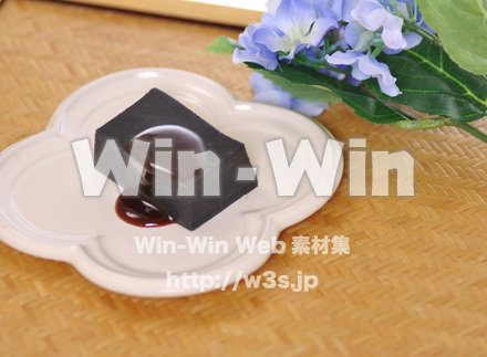 黒胡麻豆腐の写真素材 W-016832