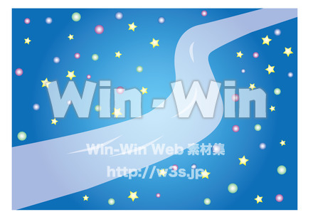 天の川のCG・イラスト素材 W-016725