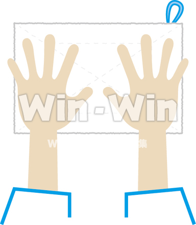 雑巾がけのCG・イラスト素材 W-016464