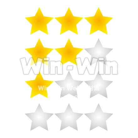 三つ星のCG・イラスト素材 W-016026