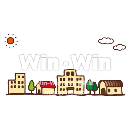 町並みのCG・イラスト素材 W-016146