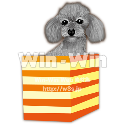 プードルのCG・イラスト素材 W-016335