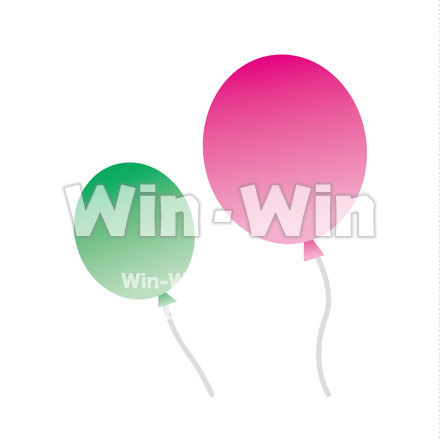 風船のCG・イラスト素材 W-017512