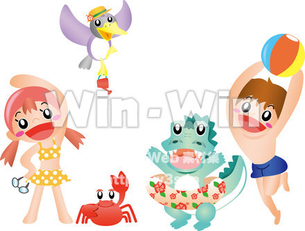 集合！のCG・イラスト素材 W-016993