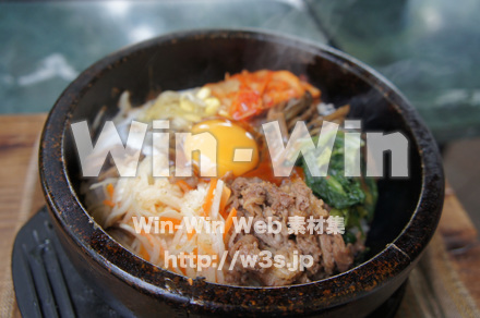 石焼ビビンバの写真素材 W-016755