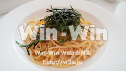 タラコのスパゲッティーの写真素材 W-016001