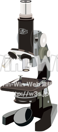 顕微鏡のCG・イラスト素材 W-017690