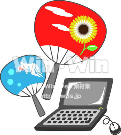 オリジナルうちわを作ろうのCG・イラスト素材 W-016592