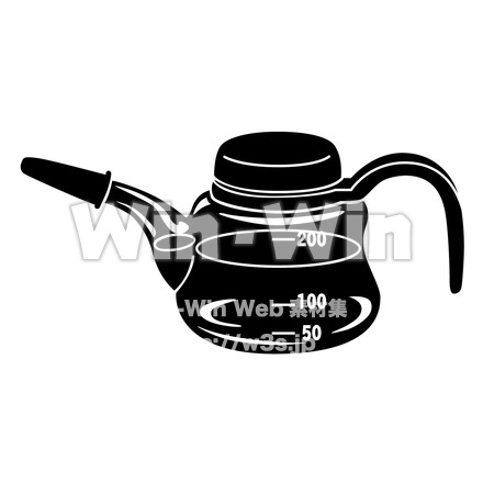 吸いのみのシルエット素材 W-016453