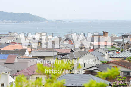 鎌倉の町並みの写真素材 W-017233