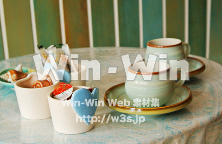 ホットコーヒーの写真素材 W-017971