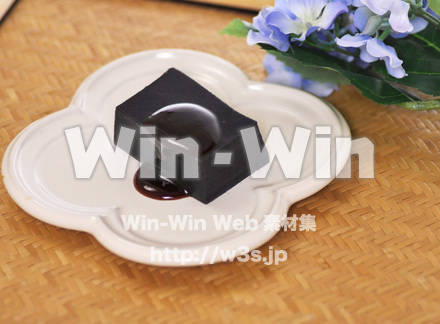 黒胡麻豆腐の写真素材 W-016831