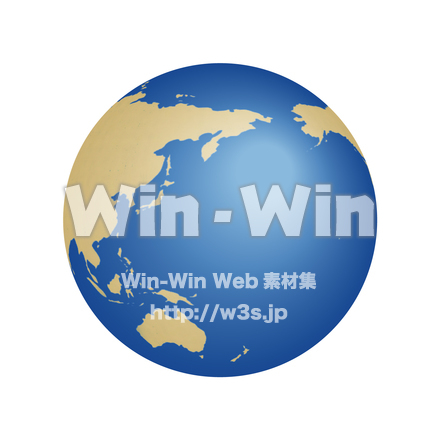 地球のCG・イラスト素材 W-016215
