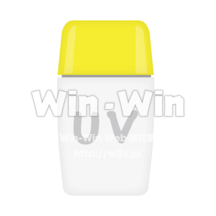 日焼け止めのCG・イラスト素材 W-016837