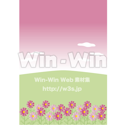 夕暮れのCG・イラスト素材 W-018165