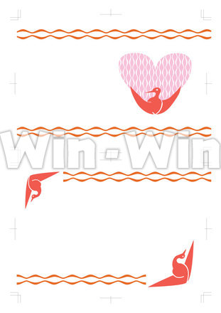 結婚式招待状のCG・イラスト素材 W-018793