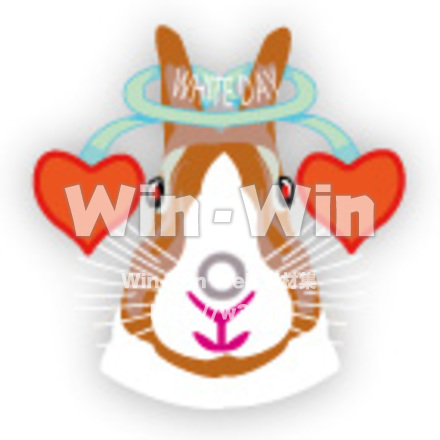 くるみボタン　WHITE-DAY.のCG・イラスト素材 W-018402