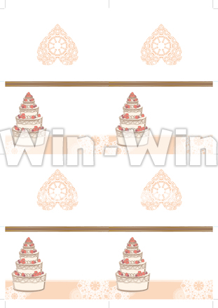 席札のCG・イラスト素材 W-018623