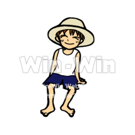 男の子のCG・イラスト素材 W-019166